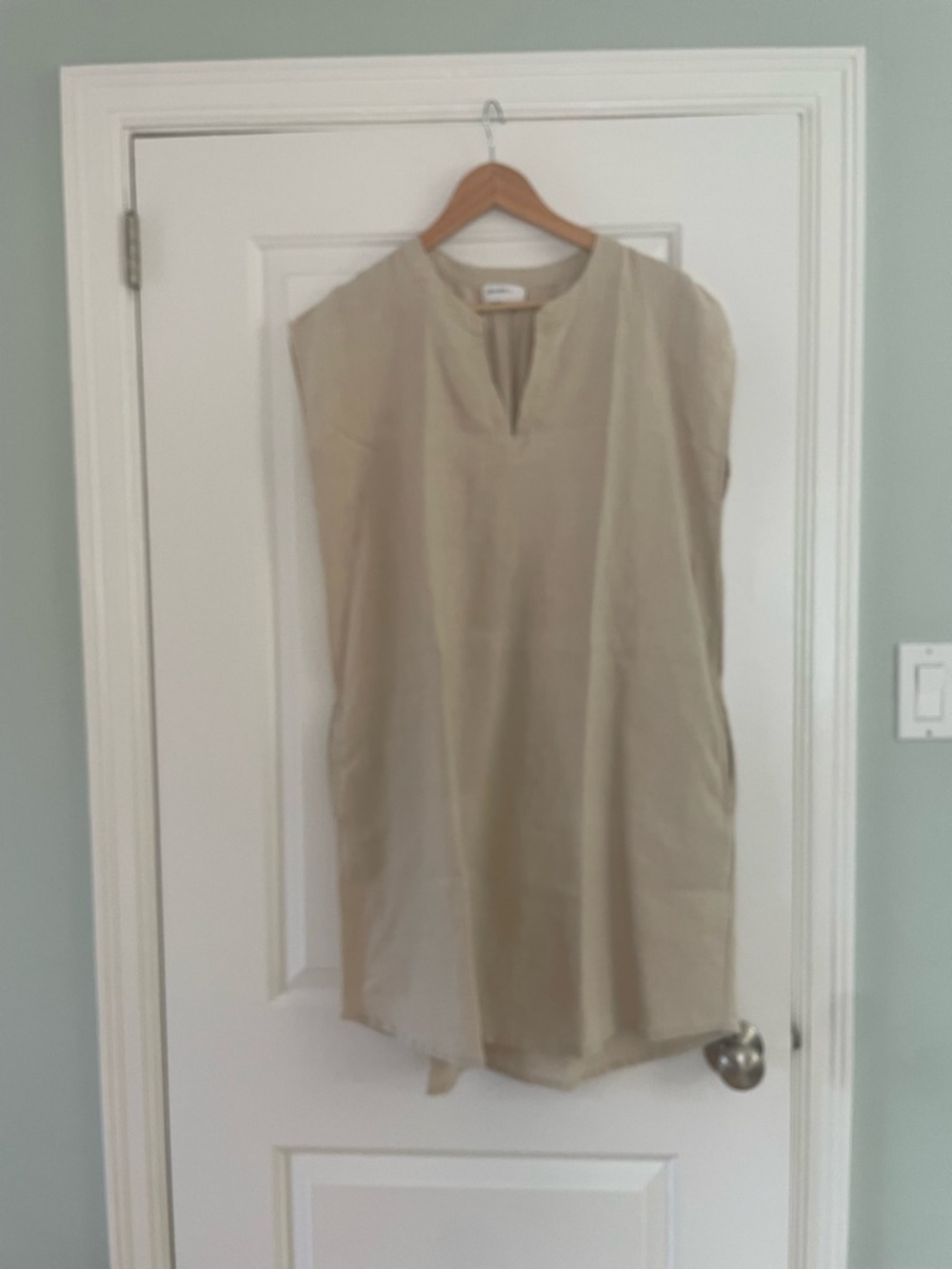 Allen Allen USA 100% linen shirt dress (size L)